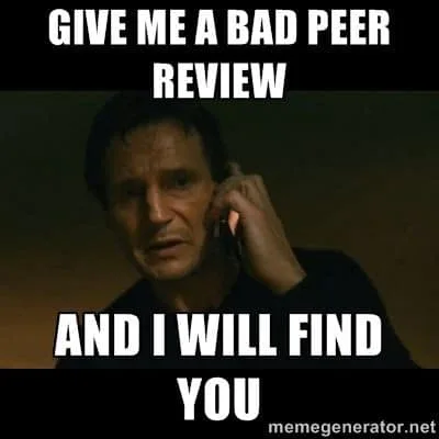 peer review meme