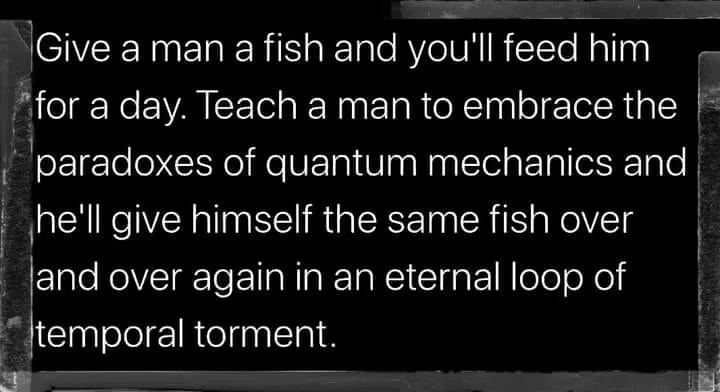 quantum mechanics meme