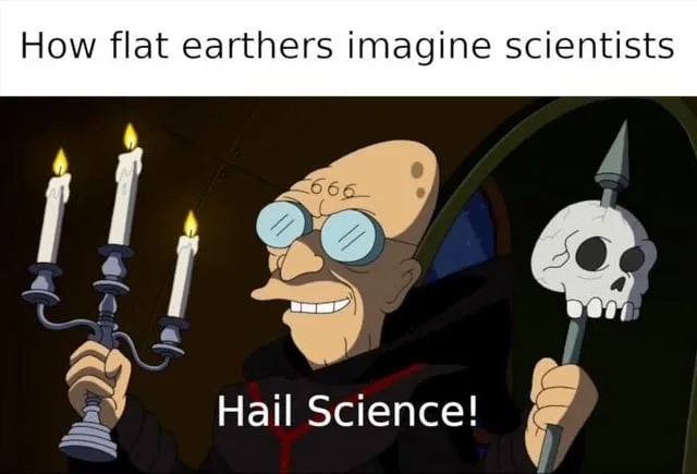 flat earther meme