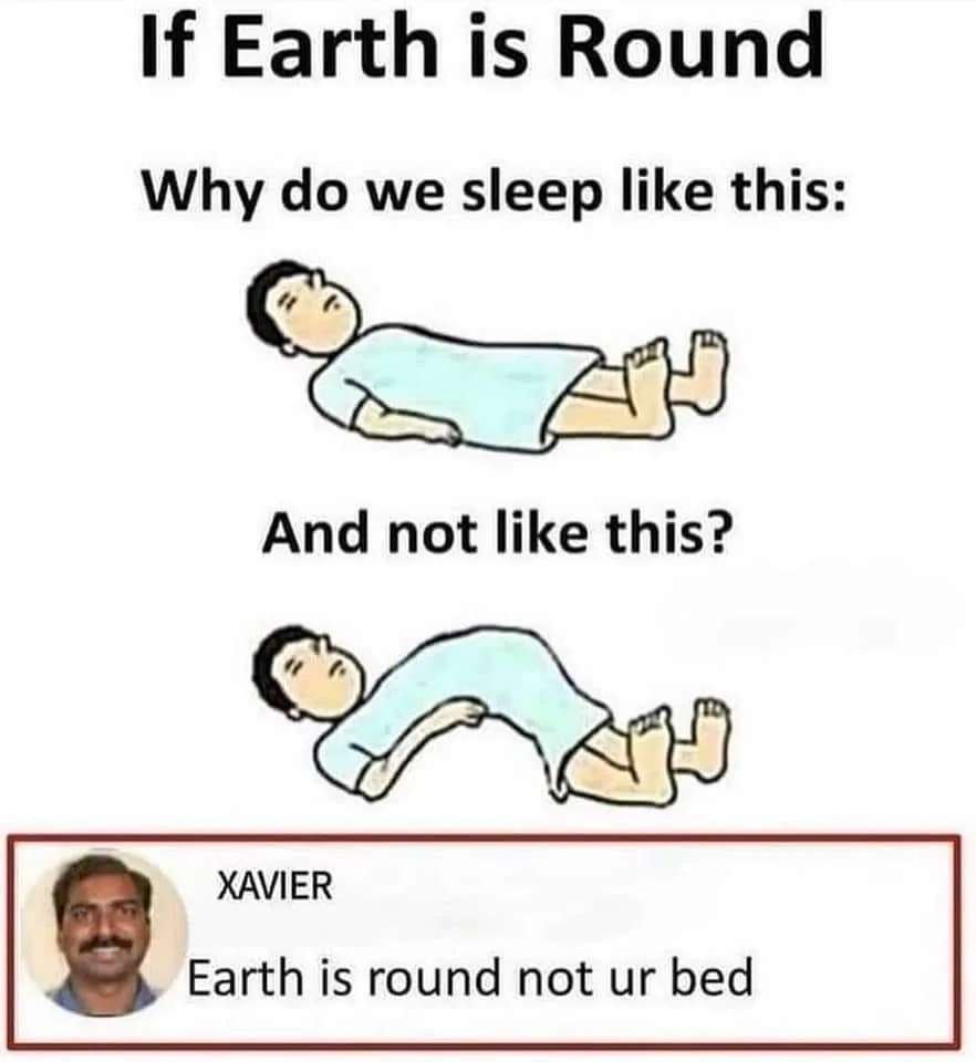 flat earther meme