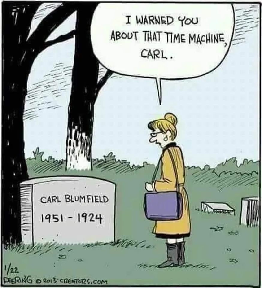 time travel meme