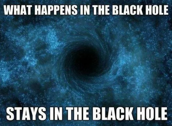 black hole meme