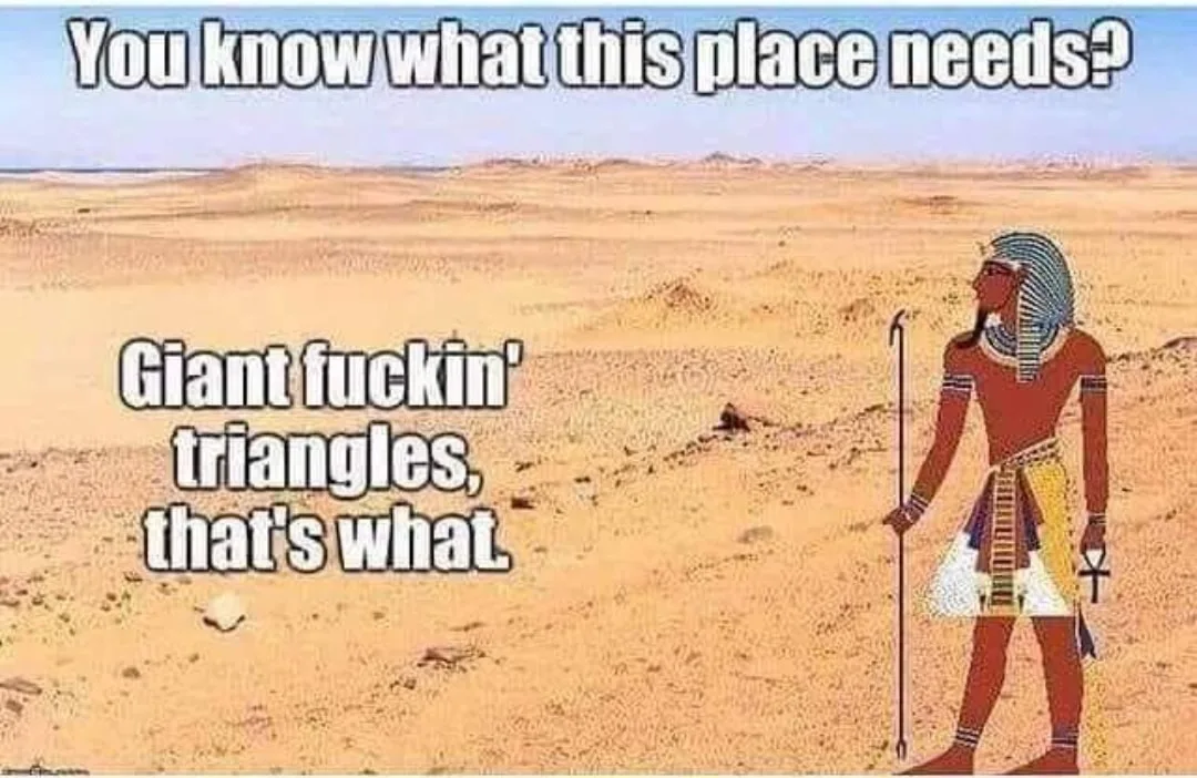 pyramid meme