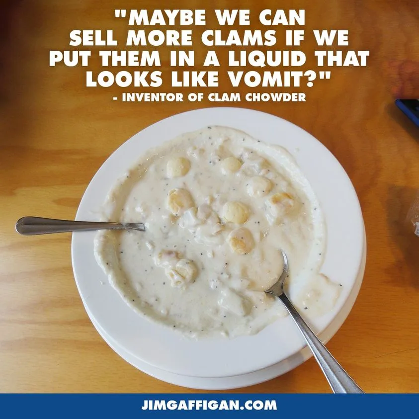 clam chowder meme