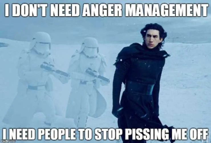 anger management course meme