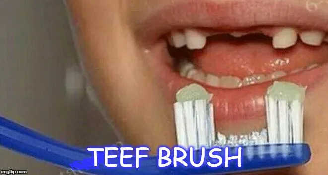 toothbrush meme