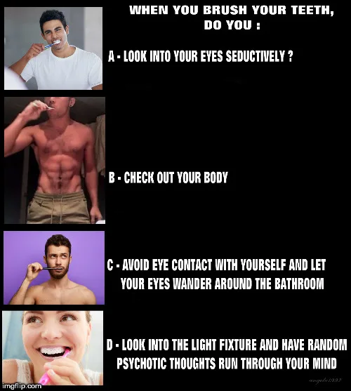 brushing your teeth meme