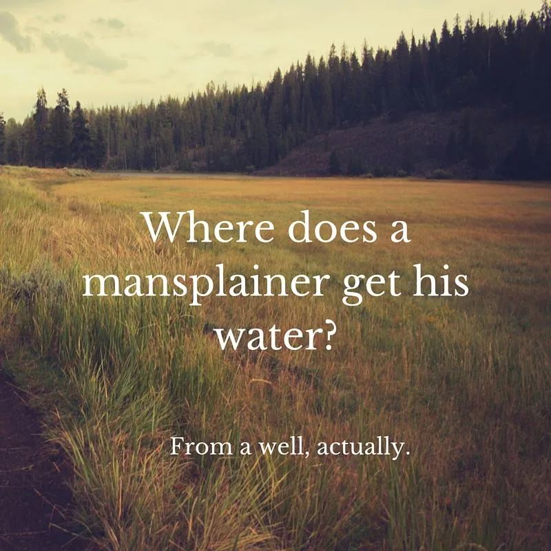 mansplaining meme