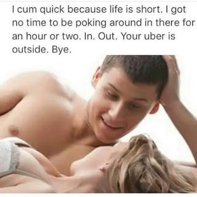premature ejaculation meme