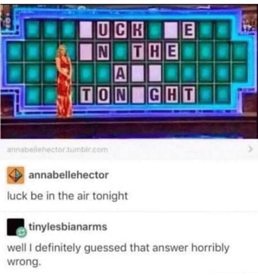 Wheel of fortune meme