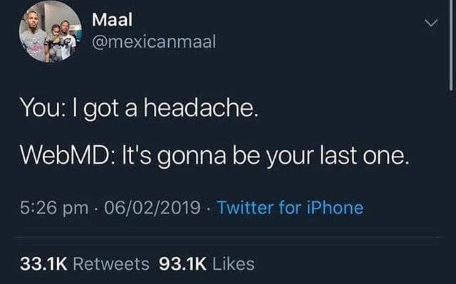 WebMD meme