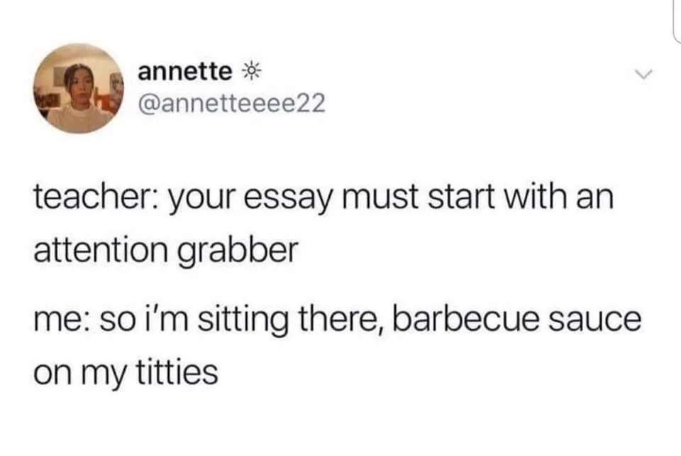 essay meme