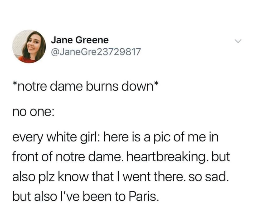 Notre Dame meme