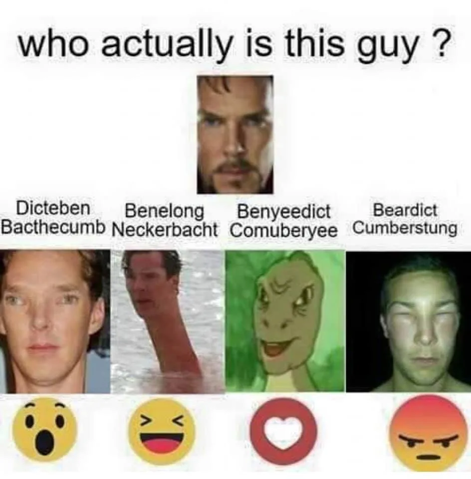 Benedict Cumberbatch meme