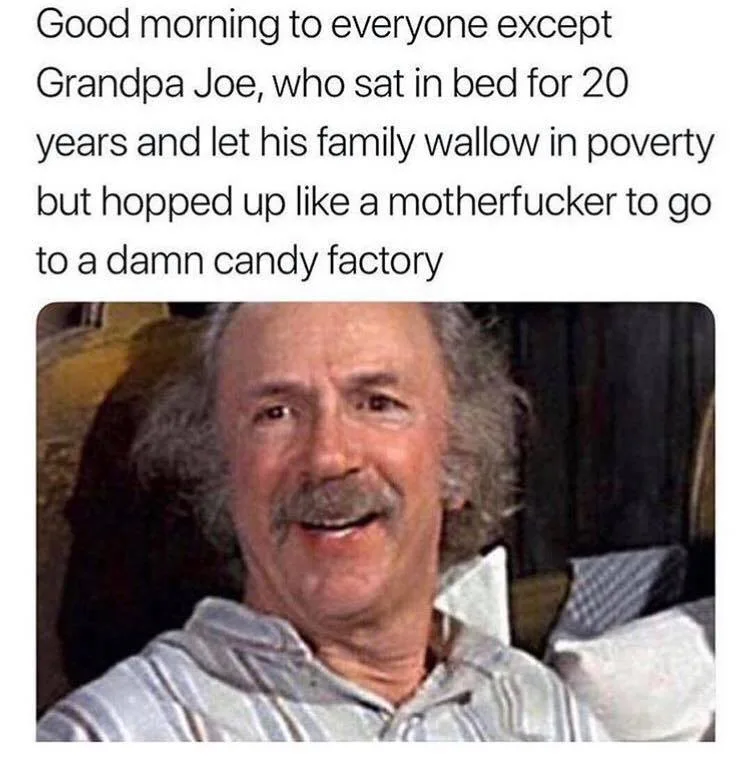 Charlie and the Chocolate Factory meme