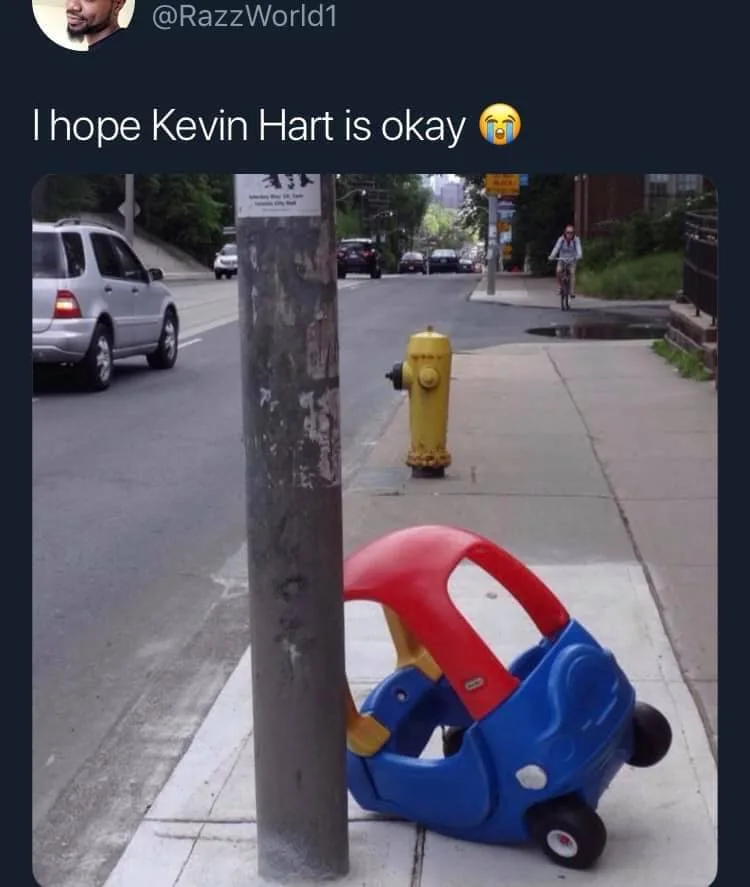 car accident meme