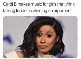 Cardi B meme