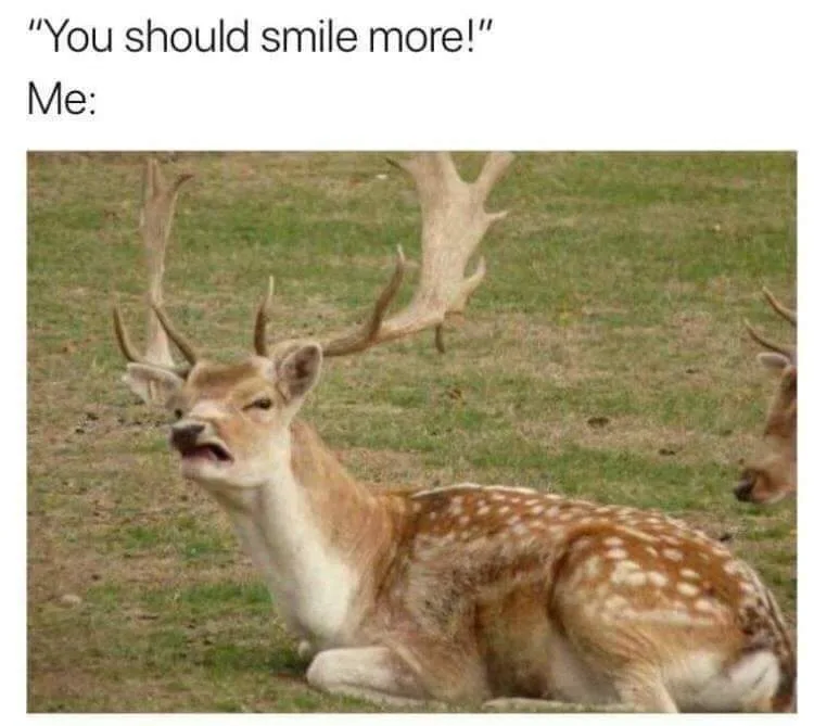 smiling meme
