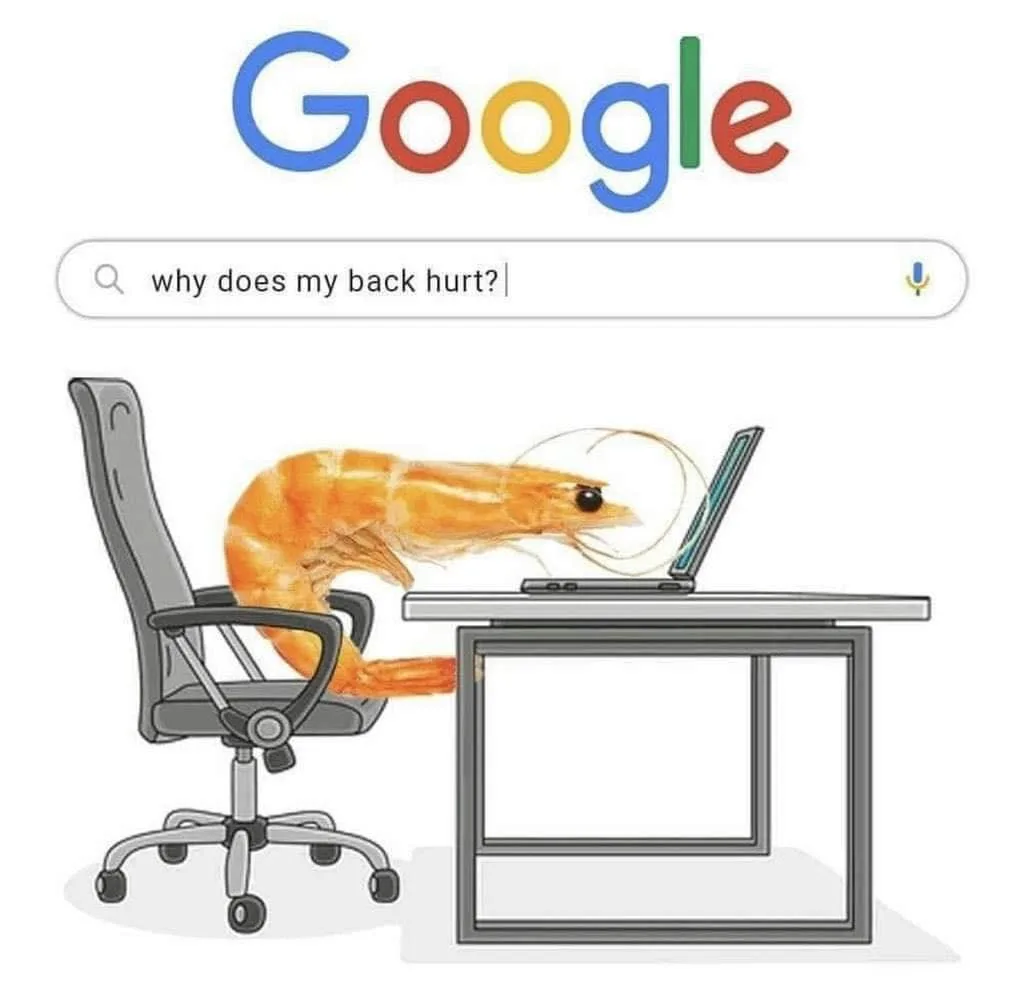 back pain meme