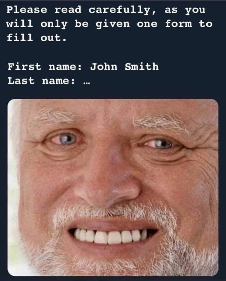 form meme