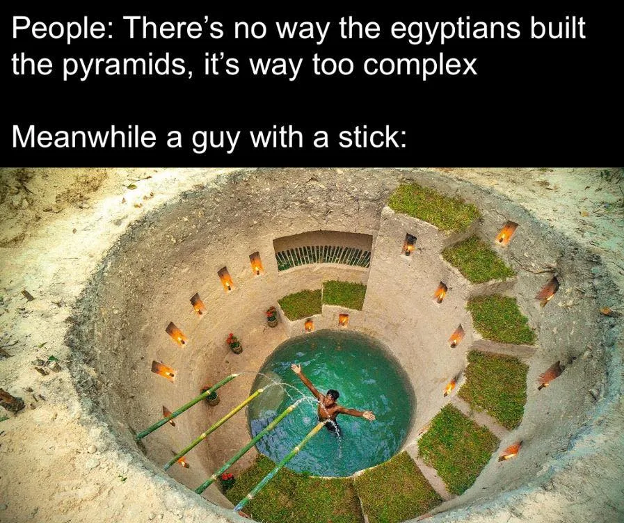 pyramid meme