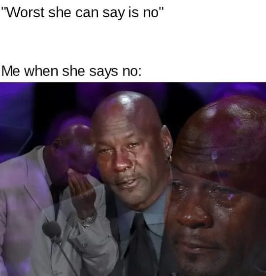 rejection meme