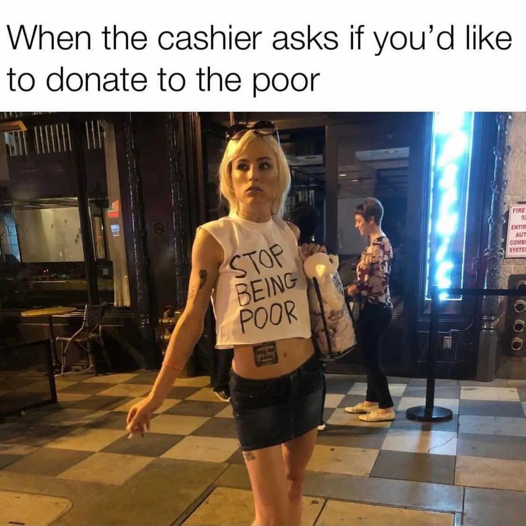 poverty meme