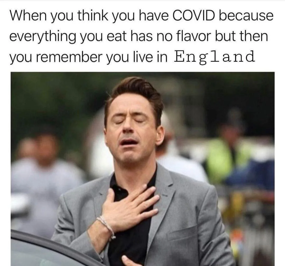 English cuisine meme