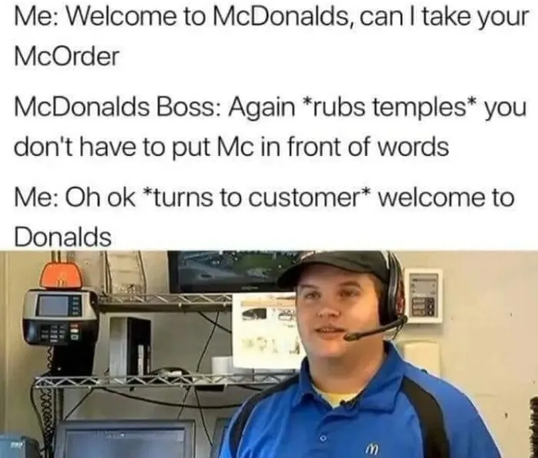 McDonald's meme