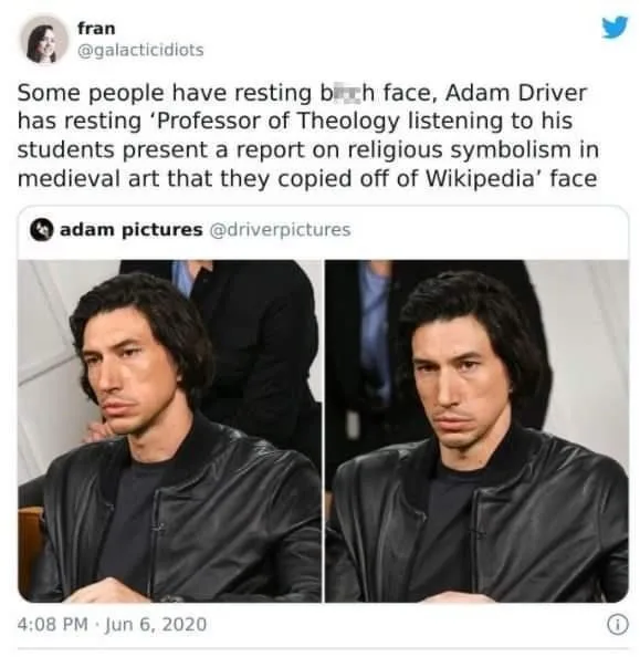 Adam Driver meme