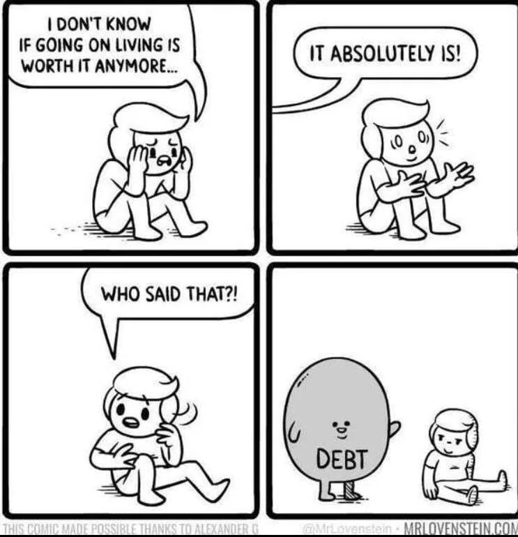 student debt meme