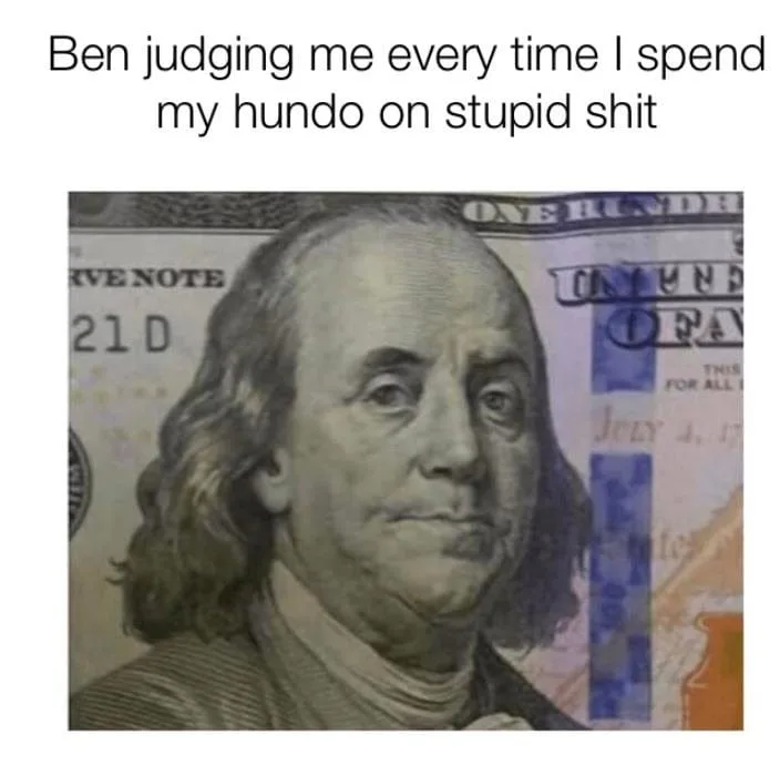 spending money meme
