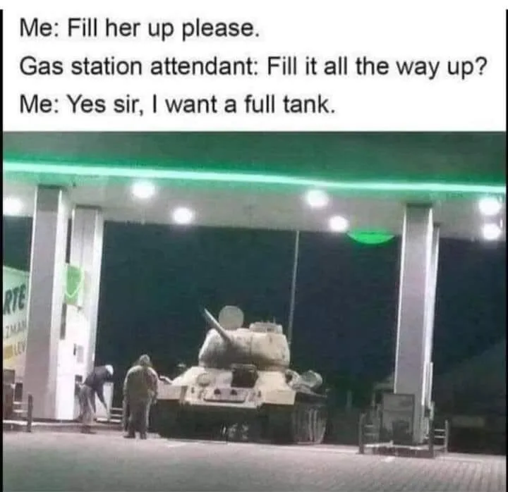 gas station meme