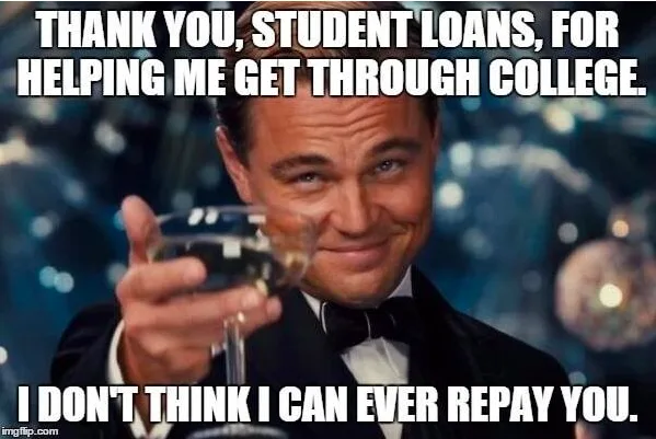 student debt meme