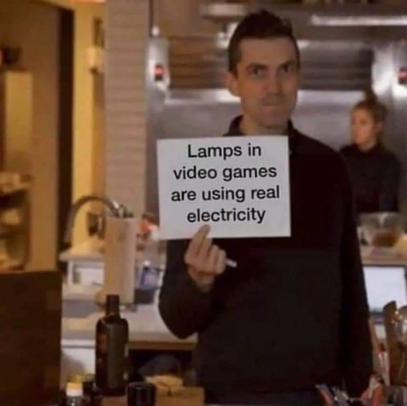 electricity meme