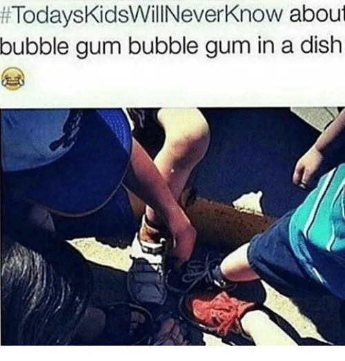 chewing gum meme