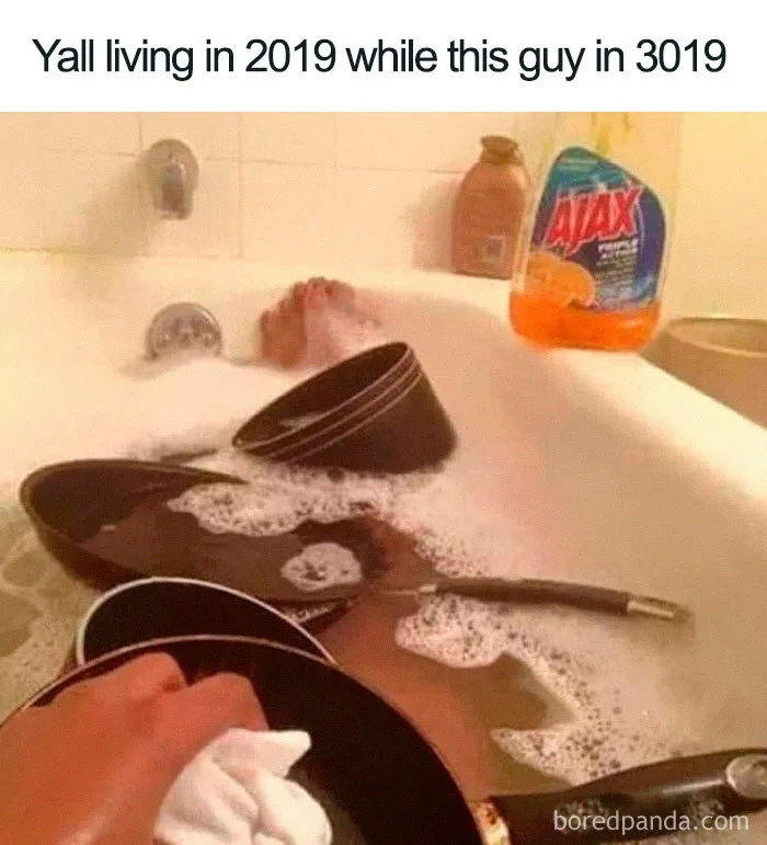 doing the dishes meme
