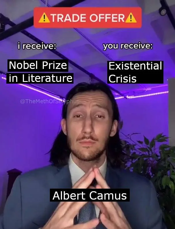 Albert Camus meme