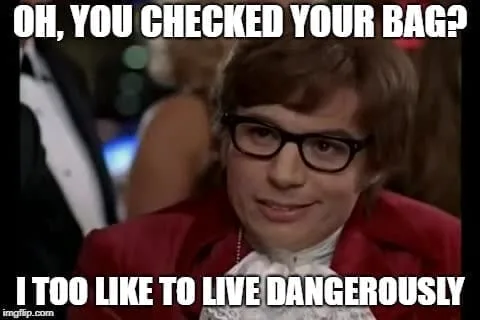luggage meme