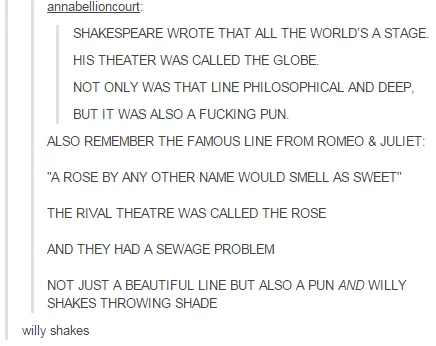 William Shakespeare meme