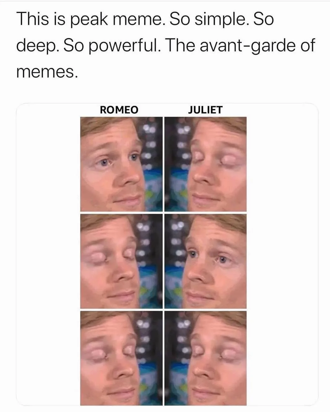 Romeo and Juliet meme