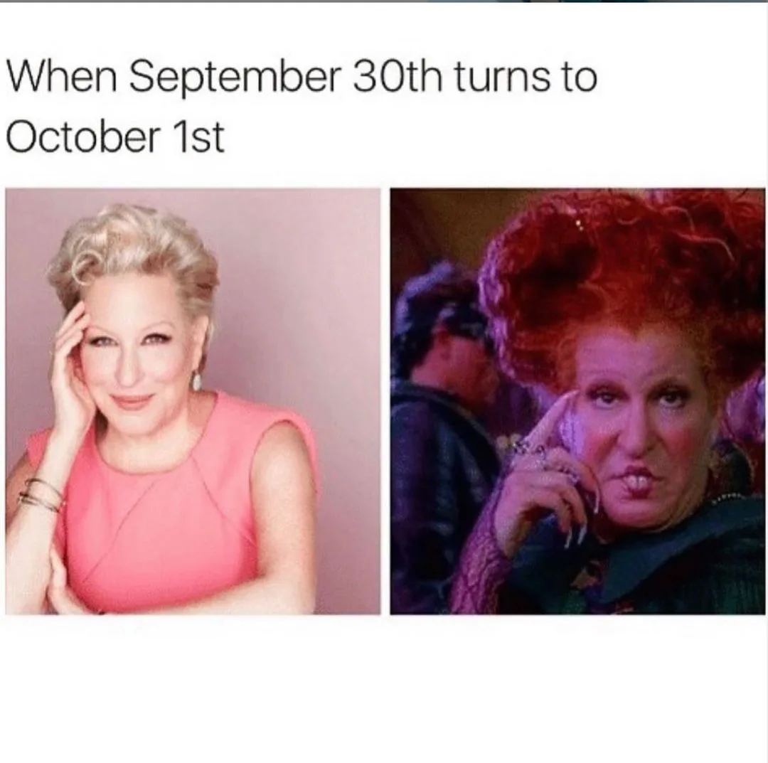 October meme