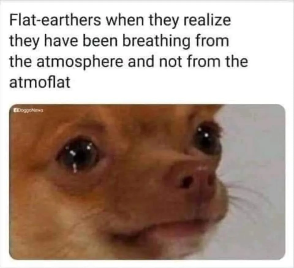 flat earther meme