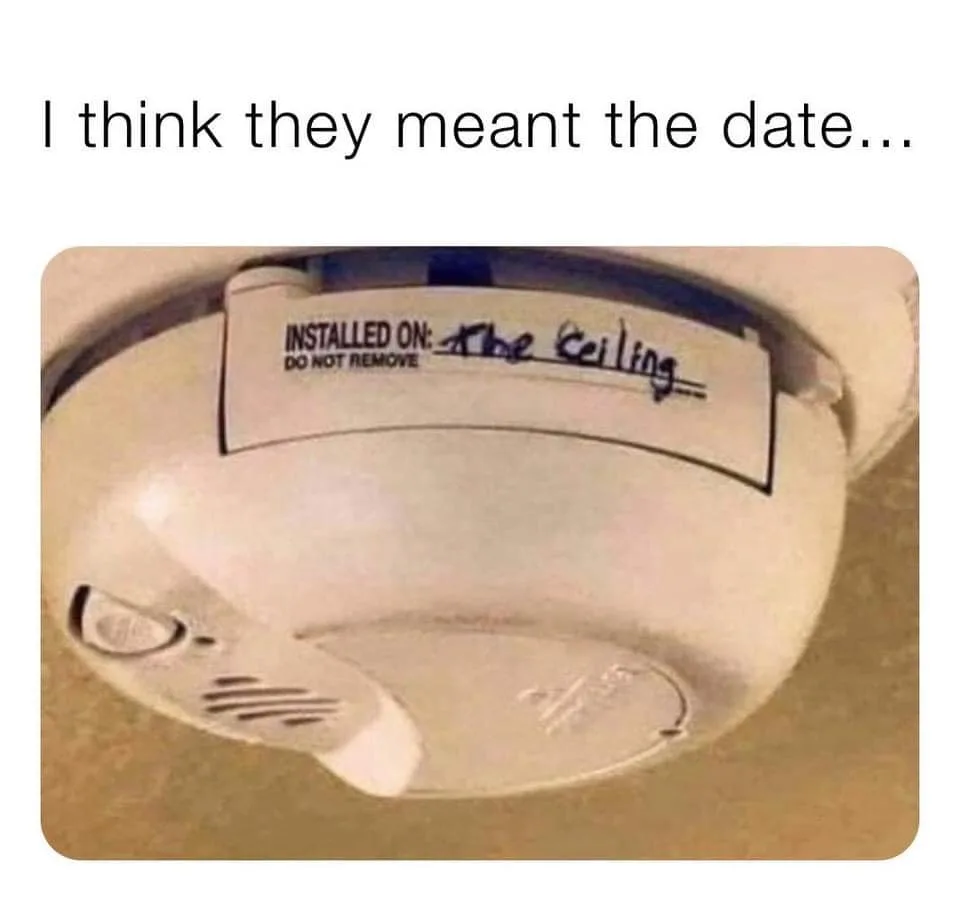 smoke alarm meme