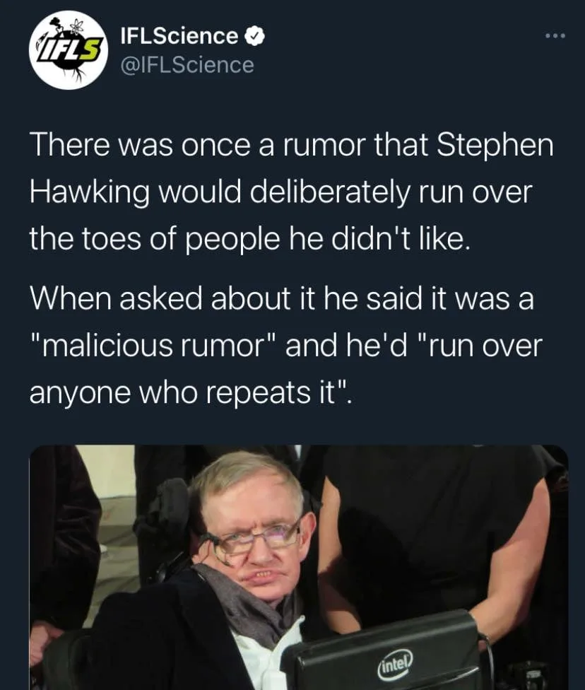 Stephen Hawking meme
