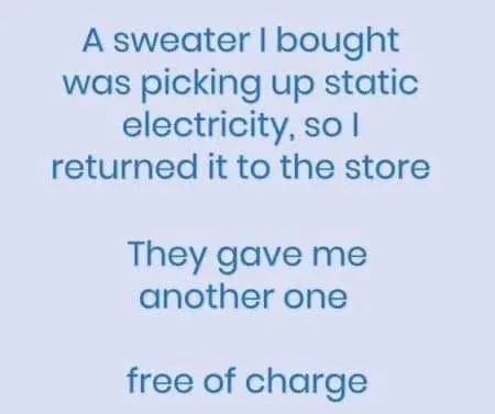 static electricity meme