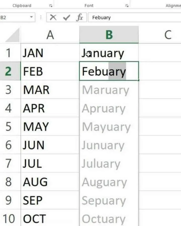 Excel meme
