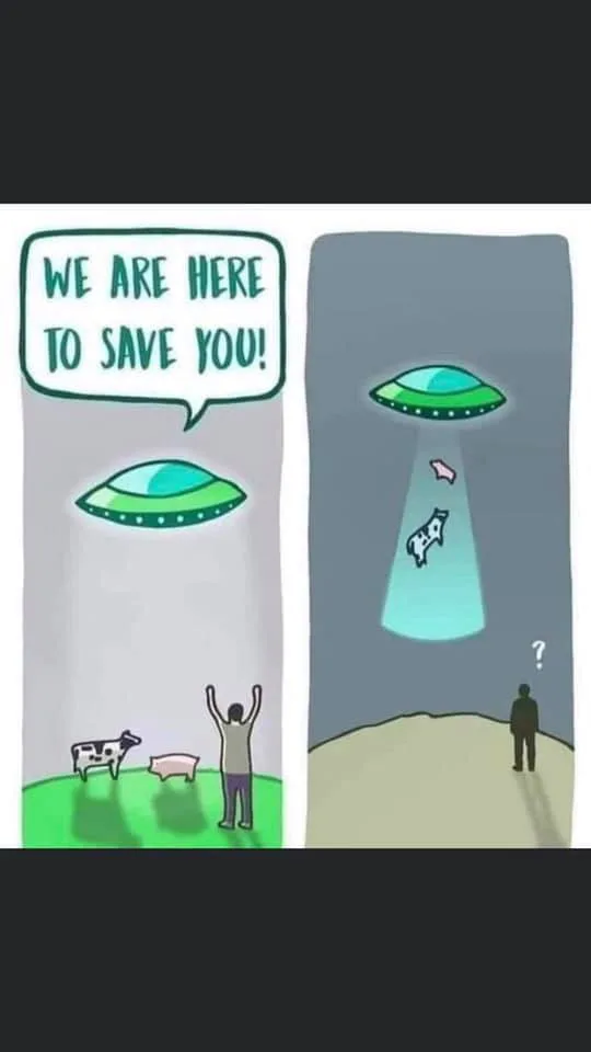 alien abduction meme