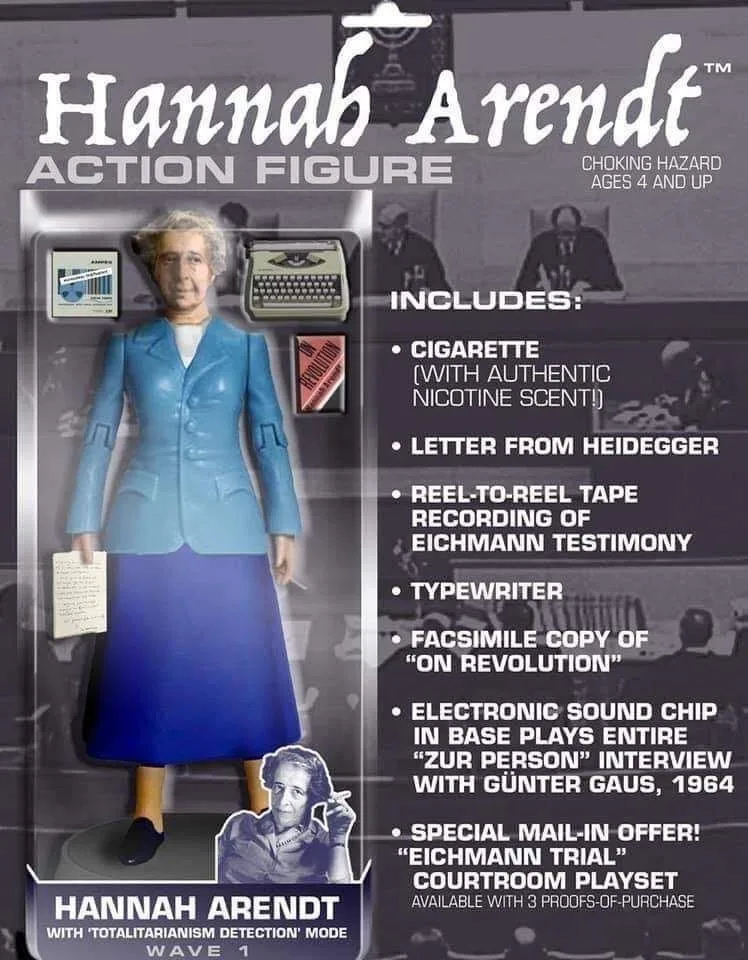 Hannah Arendt meme