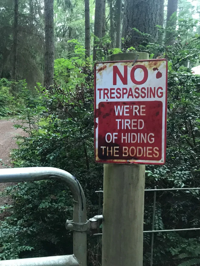 trespassing meme